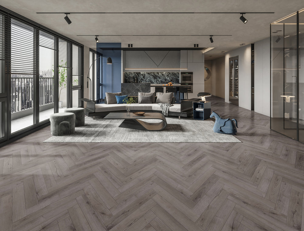 Flooraa Parq LH334 – laminaat in visgraat | houtlook vloer kopen bij Vloeren Point
