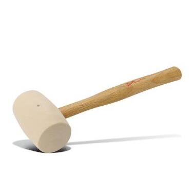 Rubberhamer wit