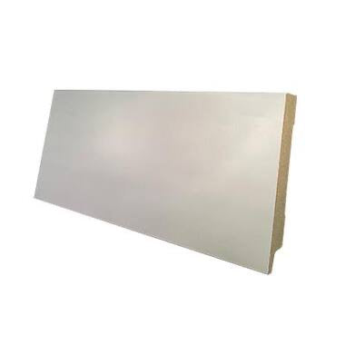 Plint RAL9010 voorgelakt 120×15 mm — 244 cm